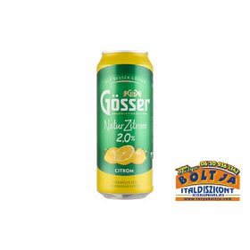 Gösser Natur Zitrone Citromos Sör (dobozos) 0,5l / 2% DRS