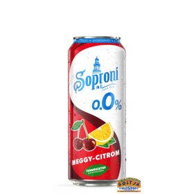 Soproni Meggy-Citrom (dobozos) 0,5l / 0% DRS