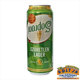 Soproni Szűretlen Lager Sör (dobozos) 0,5l / 5% DRS