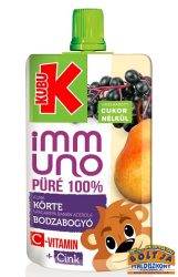 Kubu Püré Immuno Körte Bodzabogyó 100g