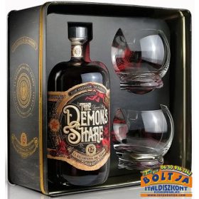 The Demons Share 12 Years Rum 0,7l / 41% FDD+2pohár DRS