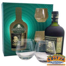   Diplomático Reserva Exclusiva Rum 0,7l / 40% PDD+ 2 pohár DRS