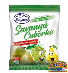 Bergland Savanyú Cukor Körte-Szőlő 70g