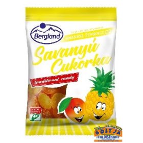 Bergland Savanyú Cukor Ananász-Mangó 70g