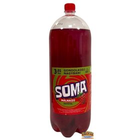 SOMA Málna ízű szénsavas Üdítőital 3,01l