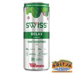 SWISS Relax Kaktuszfügeízű Szénsavas Ital 0,25l DRS