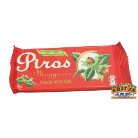 Piros Mogyorós Tejcsokoládé 80% 70g