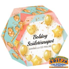   Boldog Születésnapot Feliratú Karamell Ízű Praliné 260g