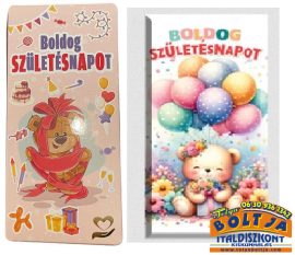 Boldog Születésnapot! Feliratú Tejcsokoládé 90g Boldog Születésnapot! Feliratú Tejcsokoládé 90g
