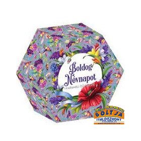 Boldog Névnapot Feliratú Karamell Ízű Praliné 260g