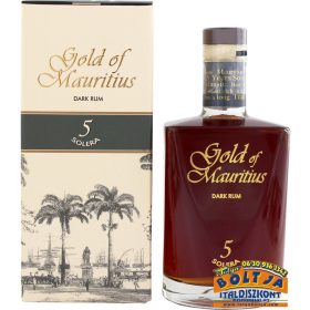Gold Of Mauritius Solera 5 Dark Rum 0,7l / 40% PDD