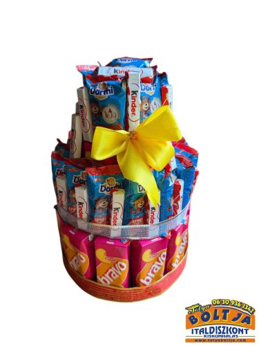 Ajándékcsomag Torta