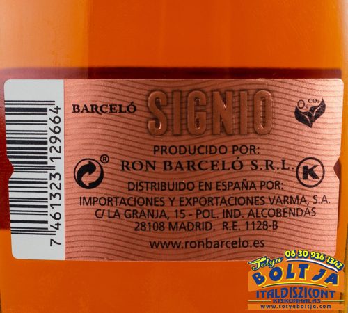 Barceló Signio Rum 0,7l / 37,5%