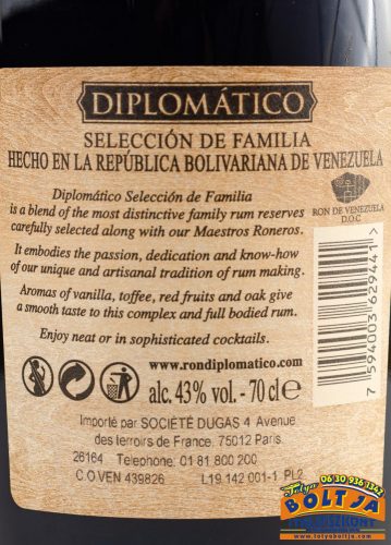 Diplomático Selección De Familia Rum 0,7l / 43% PDD DRS