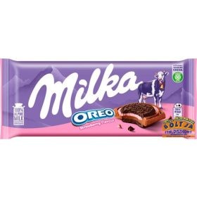 Milka Oreo Eper Ízű Krémtöltelékkel 92g