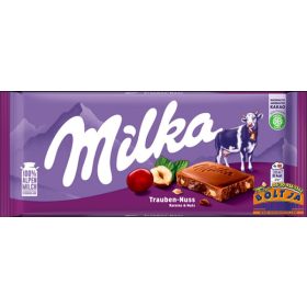 Milka Mazsolával és Mogyoróval  90g