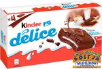 Kinder Delice Kakaós Piskóta Tejes Töltelékkel 156g