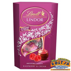   Lindt Lindor Tejcsokoládé Praliné Málnás Tejszínes Töltelékkel 200g