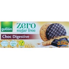 Gullón Cukormentes Digestive Korpás Csokis Keksz 270g