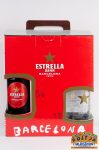 Estrella Damm Sörválogatás 5x0,33l / 4,6% PDD+pohár