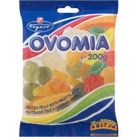 Figaro Ovomia Gyümölcsízű Zselécukor 200g