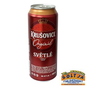 Krusovice Svetlé Világos Sör (dobozos) 0,5l / 4,2% DRS