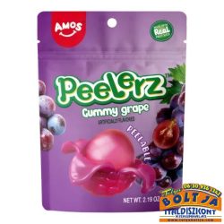 Amos Peelerz Hámozható Szőlőízű Gumicukor 65g
