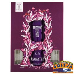 Tatra Tea 62% - Erdei Gyümölcsös Tea Likőr 0,7l PDD+2pohár