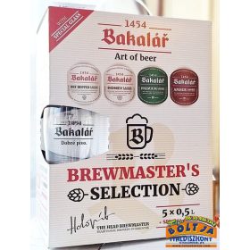   Bakalár Art Of Beer Sörválogatás 5x0,5l / 5,2% PDD+pohár