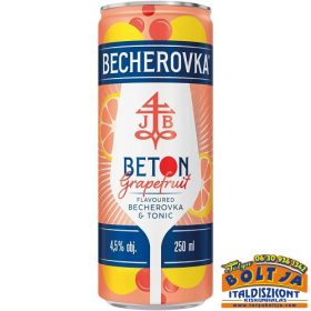   Becherovka Beton Grapefruittonic Ízű Limonádéval (dobozos) 0,25l / 4,5% DRS