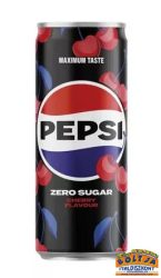 Pepsi Cherry Zero (dobozos) 0,33l DRS