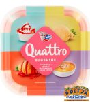   Jégkrém Quattro Sunshine Tejszínhab Ananász Sárgabarack Creme Brulee (dobozos) 828g