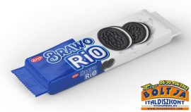 Brawo Rio Kakaós Szendvicskeksz Vanília Ízű Krémmel 72g Brawo Rio Kakaós Szendvicskeksz Vanília Ízű Krémmel 72g