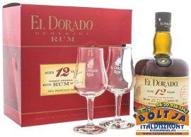 El Dorado 12 Years Rum 0,7l / 40% PDD+2pohár