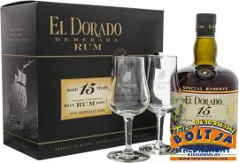 El Dorado 15 Years Rum 0,7l / 40% PDD+2pohár