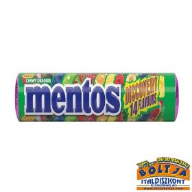  Mentos Fruit Vegyes Gyümölcs Ízű 14 íz Cukordrazsé 37,5g