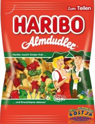 Haribo Almdudler Gyógynövény, Málna, Bodzavirág Ízű Gumicukor 160g
